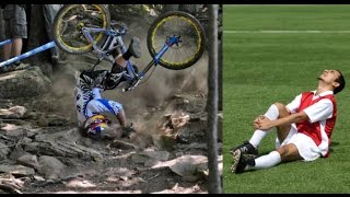 Mountain Bike vs Football [upl. by Ibib23]