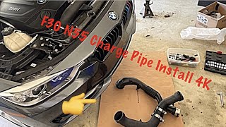 F30 N55 Charge Pipe Install [upl. by Kcirred]