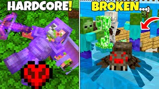 BIG NEW FEATURES HARDCORE Mob Farms BROKEN 100 TNT amp More Minecraft 121 Update [upl. by Eednas]