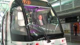 Inauguration du tramway T5 [upl. by Anavi]