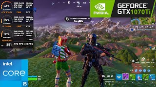 GTX 1070 Ti  Fortnite Chapter 5 Performance Mode [upl. by Mcgruter]