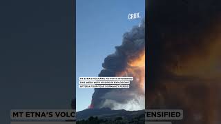 Italys Mount Etna Erupts Showcases Spectacular Display [upl. by Pathe]