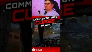 The commentators curse strikes in WRC 🤬CreatorSeries EA EASports [upl. by Marketa]