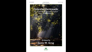 Solemn Serenade piano accompaniment to 12 handbell version [upl. by Yokum3]