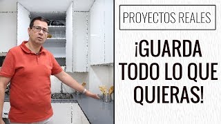 COCINAS PEQUEÑAS ¡Guarda todo lo que quieras [upl. by Oba]