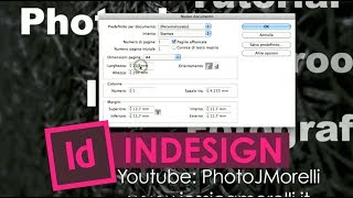 Tutorial Indesign in Italiano  Creare un nuovo documento  Video 02mov [upl. by Christianity]