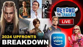 2024 Upfronts Prime Video  Nicolas Cage SpiderMan Noir The Boys Season 5 Tomb Raider Sauron [upl. by Haneehs449]