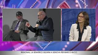 Regionali Mariastella Gelmini appoggia Marco Bucci quotOttimo candidatoquot [upl. by Billmyre494]