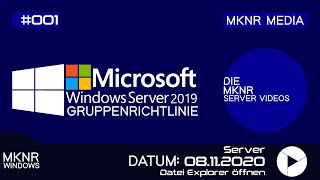 Datei Explorer öffnen  GPO  Windows Server 2019 [upl. by Kosak]