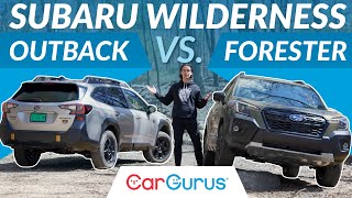 2022 Outback Wilderness vs 2022 Forester Wilderness  Subarus battle in the wilderness [upl. by Siednarb]