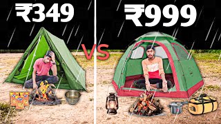 Overnight Survival challenge  Low Budget Kids House Challenge ₹349 vs ₹999🏕️🥰  24 hours challenge [upl. by Anitnemelc]