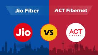 JIO Fiber vs ACT Fibernet SpeedTest  YnotGenie [upl. by Burrill]