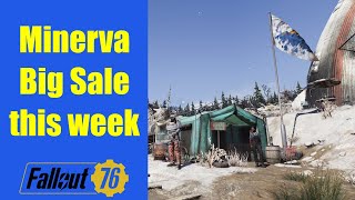 Fallout 76  Minerva Big Sale September 14  18 location and plan of this week [upl. by Elva]