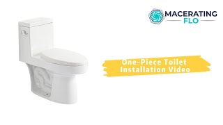 How To Install a OnePiece Toilet 🚽 Water Tank Fittings amp Toilet Seat Installation Guide [upl. by Krever]