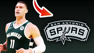 Milwaukee Bucks TRADING Brook Lopez To The San Antonio Spurs  NBA Trade Rumors [upl. by Ytnom690]