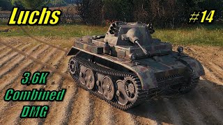 World of Tanks  Luchs  Fishermans Bay  36K Combined Damage  14 [upl. by Aihn]