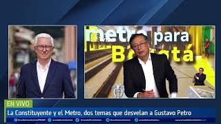 “Es un completo disparate Un cañazo” Jorge Enrique Robledo sobre Constituyente de Petro [upl. by Redan]