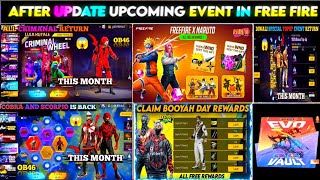 UPCOMING EVENT IN FREE FIRE 2024  FF NEW EVENT  FREE FIRE NEW EVENT  FF NEW EVENT  FREE FIRE [upl. by Hylton]