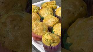 MUFFIN SALATI ai Broccoli short shorts shortvideo food streetfood cooking [upl. by Oigres]