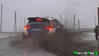 Jänner Rallye 2024  Day 2  Snow  Action  Mistakes [upl. by Selij536]