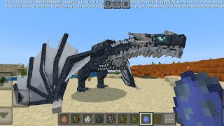 Dragons In Minecraft PE  Dragons addon in Minecraft PE [upl. by Zerimar]