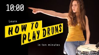 Learn how to play drums in 10 minutes with Sina [upl. by Odoric]