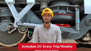 LHB coach • Schedule D1 Every TripWeekly part 1 [upl. by Ecilayram120]