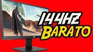 El MONITOR 144hz más BARATO 2021 🔥  HP 22x 144hz Review [upl. by Eisus209]