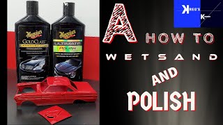 A HOW TO WET SANDING AND POLISH ON THE 64 FORD FALCON [upl. by Mitzi]