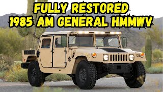 No Expense Spared Restored 1985 AM General HMMWV M1045 Humvee [upl. by Ajnos355]