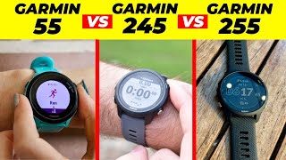 Forerunner 55 vs Forerunner 245 vs Forerunner 255 Qual Escolher [upl. by Yentyrb]