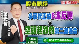 88 多頭修正的B波反彈 還是空頭起跌的第二波逃命 [upl. by Atirihs]