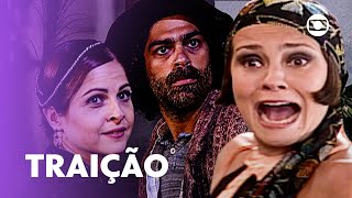 Catarina flagra Petruchio e Marcela aos beijos e quebra tudo  O Cravo e a Rosa  TV Globo [upl. by Lehcsreh]