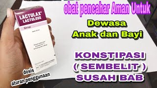 LACTULAX Syrup Untuk Melancarkan BAB dan Sembelit  Konstipasi kronis  Lactulose syrup [upl. by Iret940]