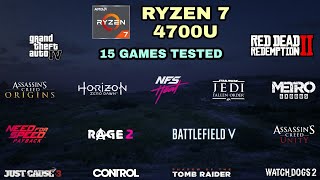 Ryzen 7 4700U Vega 7 Gaming Test  2020 [upl. by Ennairak]