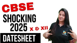 CBSE Class 10 and 12th Final Board Exam Date sheet 2025  cbse class 10th date sheet  class 12th [upl. by Ttennaej]