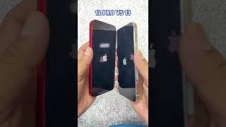 iPhone 12 Pro VS iPhone 13 boot testing iphone12pro iphone13 [upl. by Eveam]