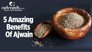 5 Health Benefits Of Ajwain  Carom Seeds  Ajwain Water  Oma Water Recipe [upl. by Ellenij]