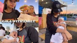 VLOG A DAY IN OUR LIFE  WENT OUT TO EAT 🌥️💖  ERICA AHERN [upl. by Lotsirb]