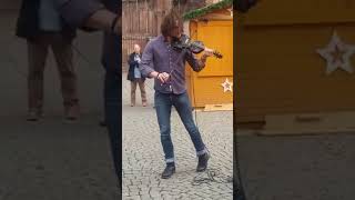 awesome performance by street violinist [upl. by Ecnatsnoc970]