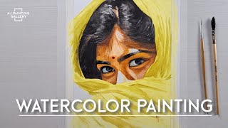 HOW TO PAINT  Watercolor Painting [upl. by Nnalyrehc]