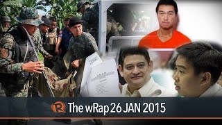 Maguindanao clash Binay faces arrest ISIS execution  The wRap [upl. by Saree]