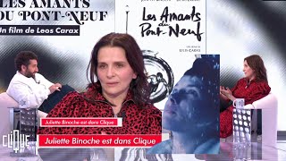 Juliette Binoche révèle avoir frôlé la mort sur le tournage des quotAmants du PontNeufquot [upl. by Ayeka264]