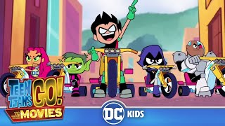 Time Cycles 🚲  Teen Titans GO To The Movies  dckids [upl. by Bobbette]