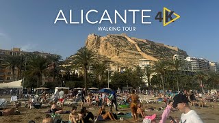 Alicante Walking Tour – Discover Top Attractions amp Stunning Views  Spain 4K 🇪🇸 [upl. by Nimaynib534]