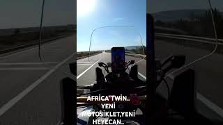 Africa TwinYeni motosikletim ile yola devam [upl. by Attennaj834]