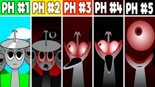 Sprunki Mix Phase 1 VS Phase 2 VS Phase 3 VS Phase 4 VS Phase 5 Incredibox  Sprunki [upl. by Ecnal]