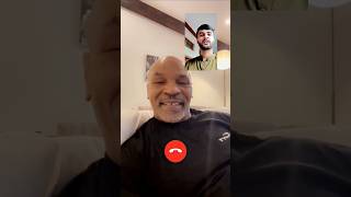 Video call with Mike Tyson 😳😲 miketyson call shorts [upl. by Jagir529]