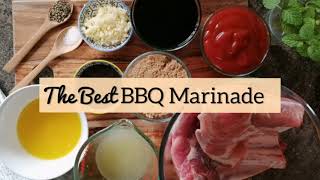 The Best BBQ Marinade Recipe  Barbecue Recipe [upl. by Biel]