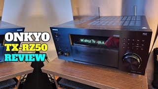 Onkyo TXRZ50 Review  High Performance 92Channel AV Receiver [upl. by Nuawtna462]